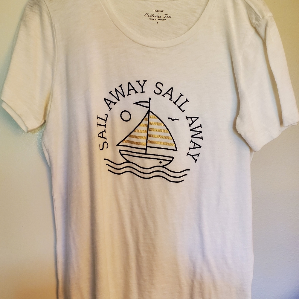 J. Crew Sail Away collector tee in small